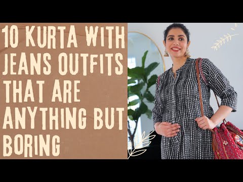 Kurta with Jeans Looks - 10 Outfits for Mums-to-Be 💞