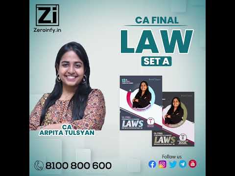 CA FINAL SET A LAW | SPOM | CA ARPITA TULSYAN