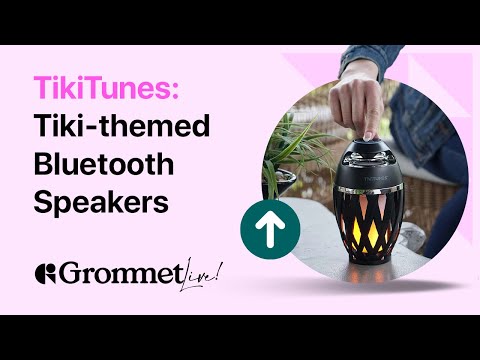 This Outdoor Bluetooth Speaker Looks Like A Tiki Torch | Grommet Live