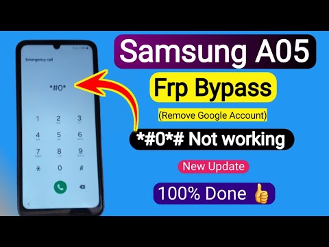 Samsung Galaxy A05 FRP Bypass|*#0*# Not Working?Try These Alternative Methods |Remove Google Account