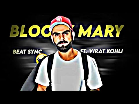 🔴Bloody Mary ft. Virat Kohli || Virat Kohli || Beat Sync || Excuses Edit || King kohli || Cric_RichU