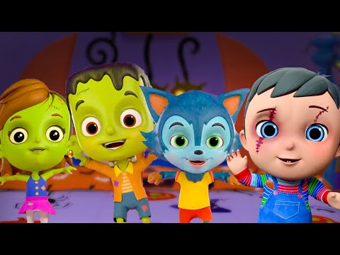 Who Let the Monster Out - Five Little Monsters + More Halloween Videos for Kids