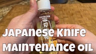 Pure Tsubaki Japanese Knife Oil - How To Use To Protect Your Knife