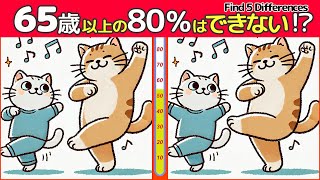 【間違い探し】難問90秒間の勝負！5つの間違いを探せるか？060