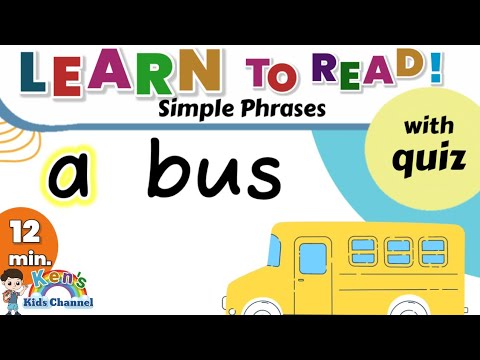 Practice Reading Simple Phrases with Sight Word "a" | Reading Activity - Find the Correct Picture