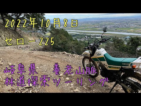 セロー225  養老山脈　林道探索ツーリング