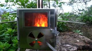 TOMOUNT Tent Stove - First Burn