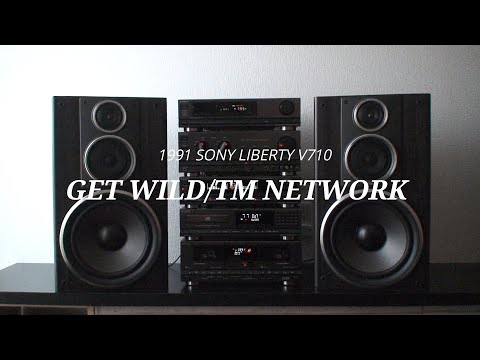 1991年 バブルコンポ SONY リバティーV710 　GET WILD/TM NETWORK