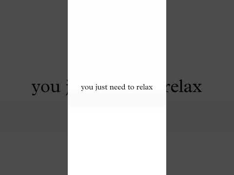 sometimes you need just need to relax and enjoy life........