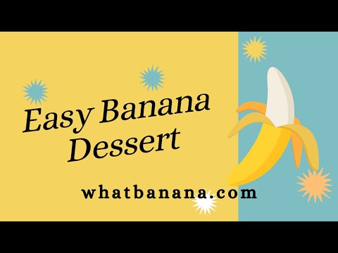 Easy Banana Recipe #bananadessert #bananarecipes #bananabread #bananapudding #bananacream