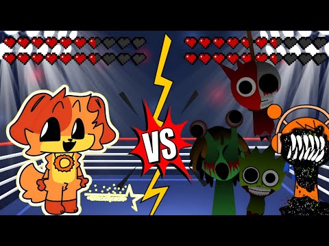 All Zombie sprunki vs Dogday meme battle aniy