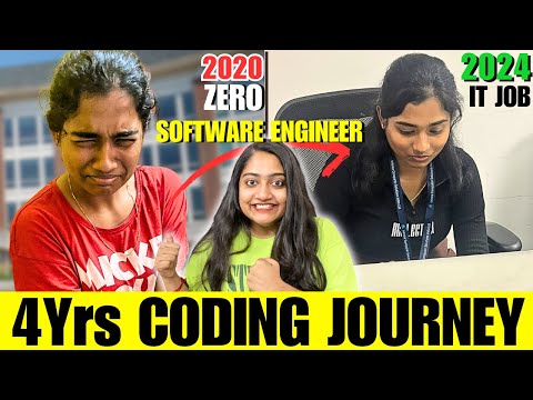 Shocking💔Zero to IT JOB as FRESHER in 4Yrs😭🔥How She Learnt CODING by Herself🔴