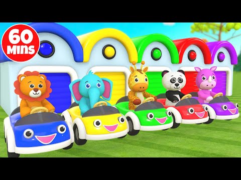 Learning Colors, Shapes, Numbers - 60 Mins Collection Videos | Kids Educational Songs DIY Cartoons