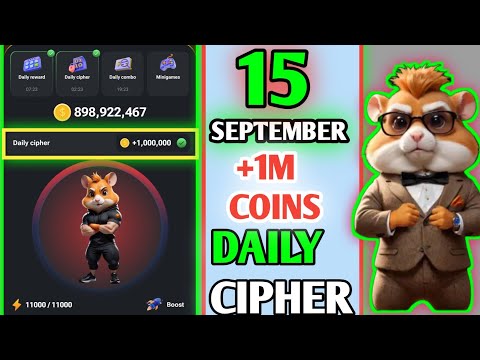 15 September Hamster Kombat daily cipher code today