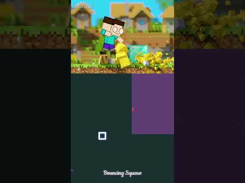 Strong ALEX 😂 funny minecraft animation - Squaro the Bouncing Square