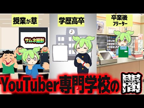 YouTube専門スクールに行くとどうなるか？【ずんだもん解説】