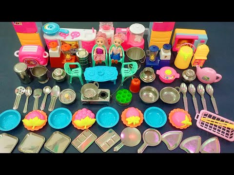 6 Minutes satisfying with unboxing hello kitty sanrio kitchen set | mini tiny kitchen set