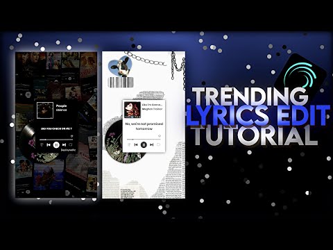 Instagram Trending Spotify Lyrics Card Edit Tutorial #alightmotion #spotify