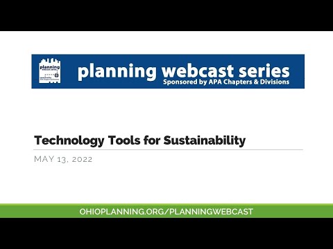 Technology Tools for Sustainability