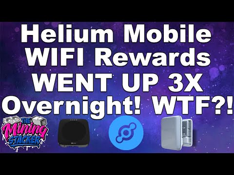 Helium Mobile WIFI Indoor / Outdoor Hotspot Rewards WENT UP 3X, Still Worth Getting ? + New Token ?!