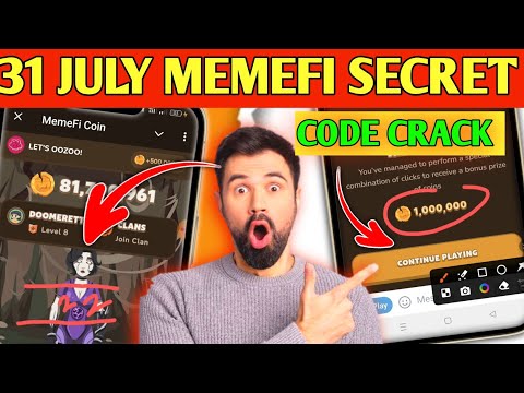 memefi 31 july combo code l memefi code today l hamster playground gameplay l