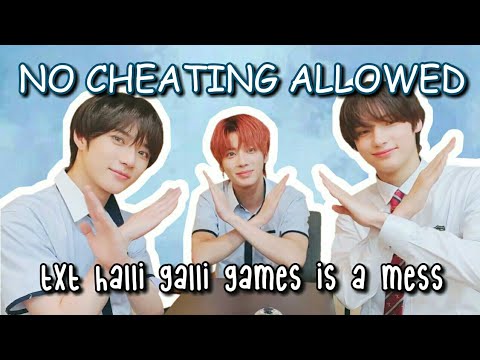 TXT playing halli galli games is a mess