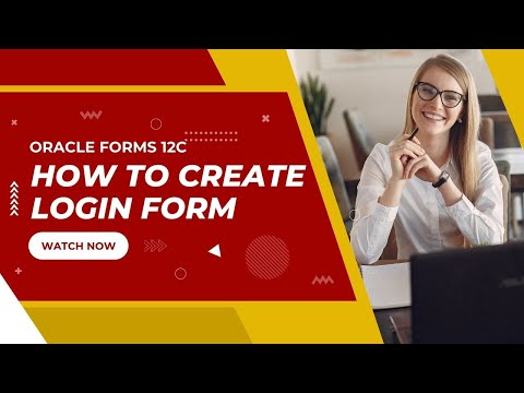 How to create Login Form in Oracle Forms 12c