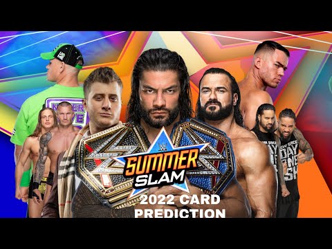 SUMMERSLAM 2022 MATCH CARD PREDICTION