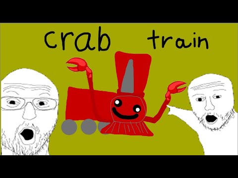 Me and Friend vs Crab train🦀🚇