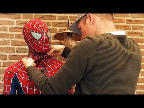 Spider-Man Costume with Removable Mask