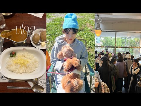 Camp,家で初唐揚げ作り,flea marketの様子,神保町のカレー🍛