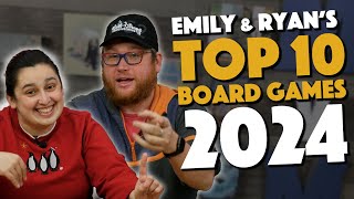 Top 10 Board Games 2024 - Emily & Ryan's Picks!