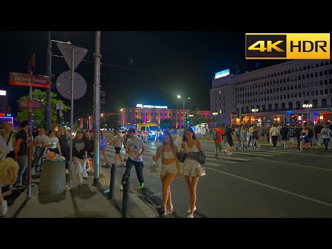 Taylor Swiftie's Flock Warszawą - 2024 💃🏽 Walking after the Concert in Warszawą - Poland [4K HDR]