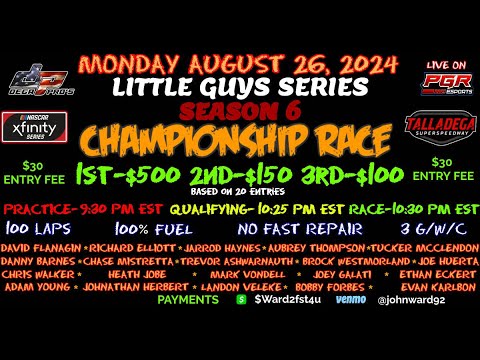 Dega Pros Little Guy Series | Season 6 | Championship | Talladega | PGR eSports