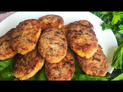 ГРЕЧАНИКИ с Куриным ФАРШЕМ // КОТЛЕТЫ с Гречей // Сочные и Вкусные