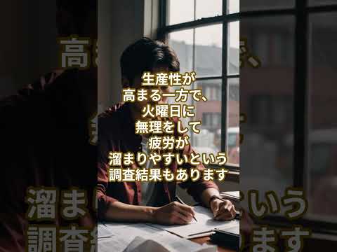 ランキング　火曜日に関する雑学5選　#雑学 #ランキング #火曜日