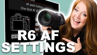 I FINALLY Figured It Out (Canon R6 AF Settings)