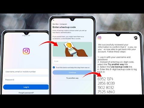 How to Get 8 Digit Backup Code for Instagram Without Login 2024 | Instagram Account Recovery 2024