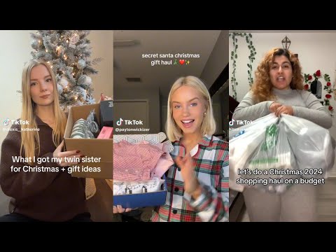 Christmas haul 2023/24 - TikTok compilation 🛍️😋