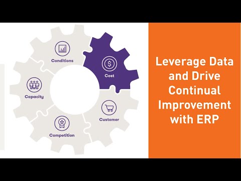 Leverage Data and Drive Continual Improvement with ERP