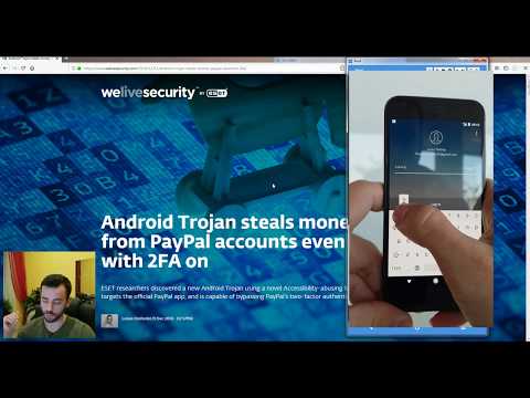 Android Trojan makes PayPal payment on behalf of user | bypass Android PayPal app 2fa|Code analysis