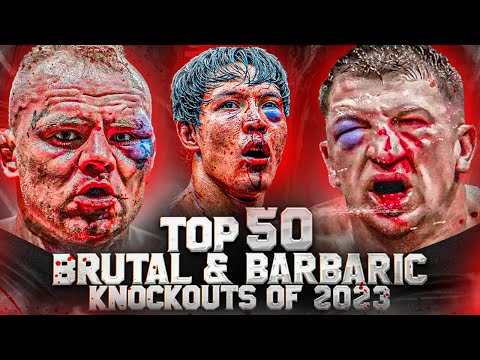 Top 50 Crazy & Brutal Knockouts From 2023 | MMA, BARE KNCKLE, BOXING & MUAY THAI