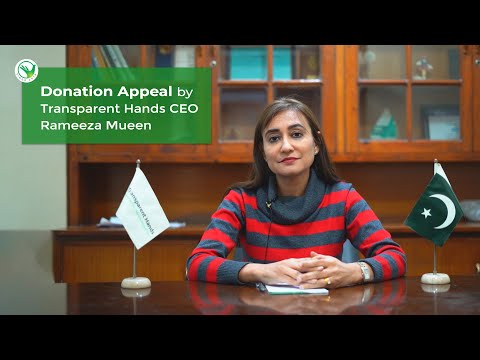 Urgent 𝗗𝗼𝗻𝗮𝘁𝗶𝗼𝗻 𝗔𝗽𝗽𝗲𝗮𝗹 by Transparent Hands CEO Rameeza Mueen.