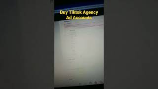 Buy Tiktok Agency Ad Accounts #tiktokads #tiktokadsdropshipping #tiktokadvertising #tiktokmarketing