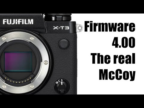 Fujifilm X-T3 firmware 4.00 - big tracking and focus gains in low light