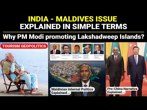 India Maldives Issue conflict, Maldivian Politics Explained | PM Modi Promoting Lakshadweep Islands