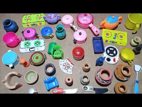 6 Minutes Miniature Toys | Blowing Mini Kitchen Set Toy Hello Kitty Kitchen Set | Fancy Home Set Toy