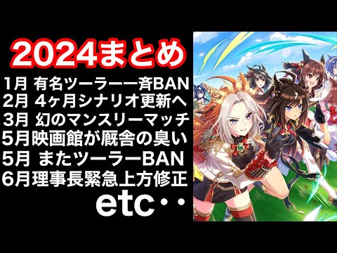 【ウマ娘】2024年 アプデ・イベント・炎上 全部まとめて振り返り放送‼＆たらこゲーミングちゃんねる大賞を決める！！【年越しライブ】