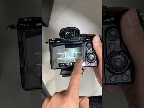 How to Open Cinema Line for videographer ( Marker Display ) on Sony A7iii