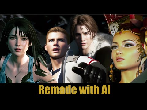 Redoing the Opening of  FF VIII with Artificial Intelligence: An Imperfect but Fascinating Journey